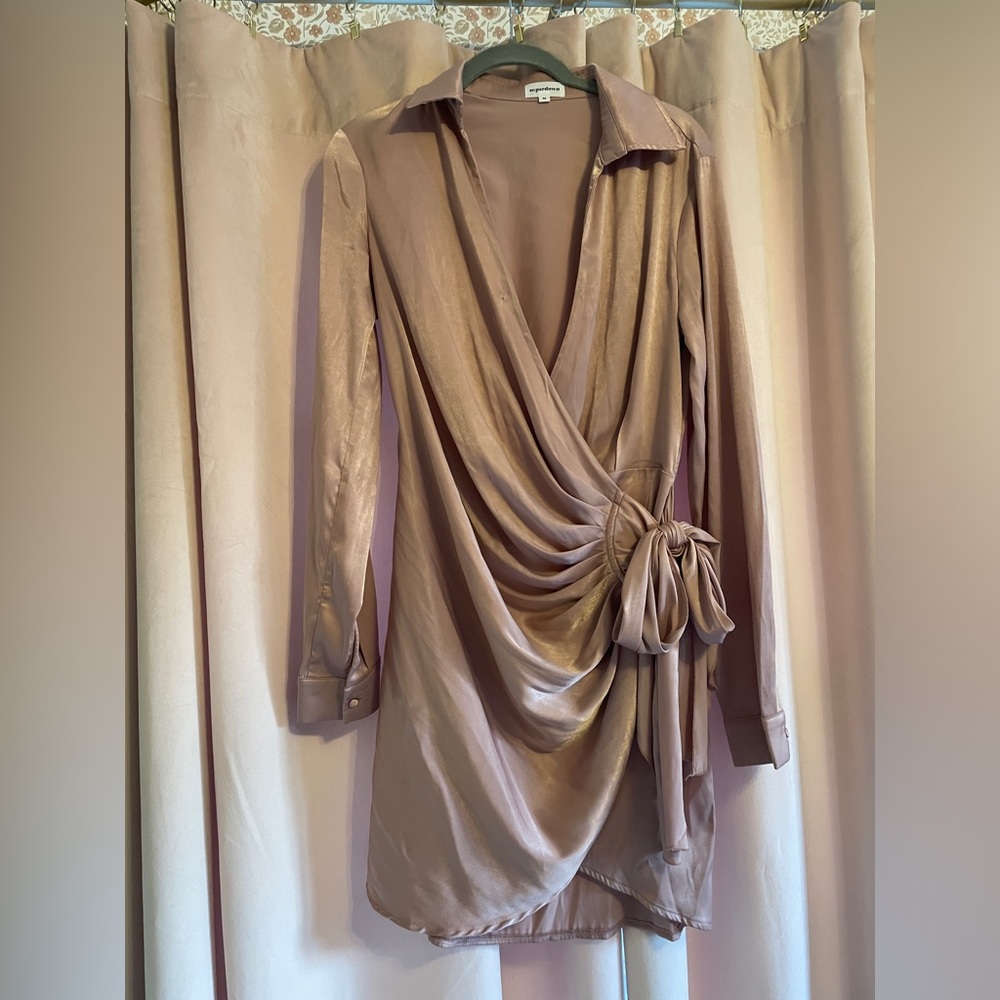Superdown wrap dress